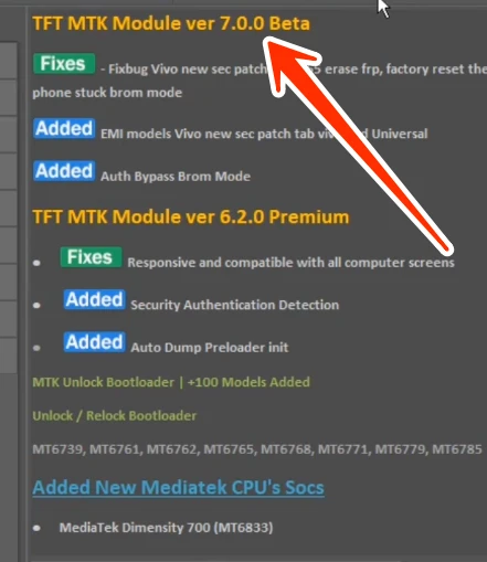 TFT MTK Module Tool v7