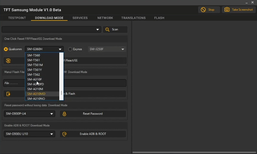TFT Samsung Tool v1.0 Beta