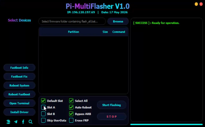 Pi-MultiFlasher Tool