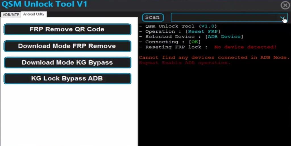 QSM Unlock Tool