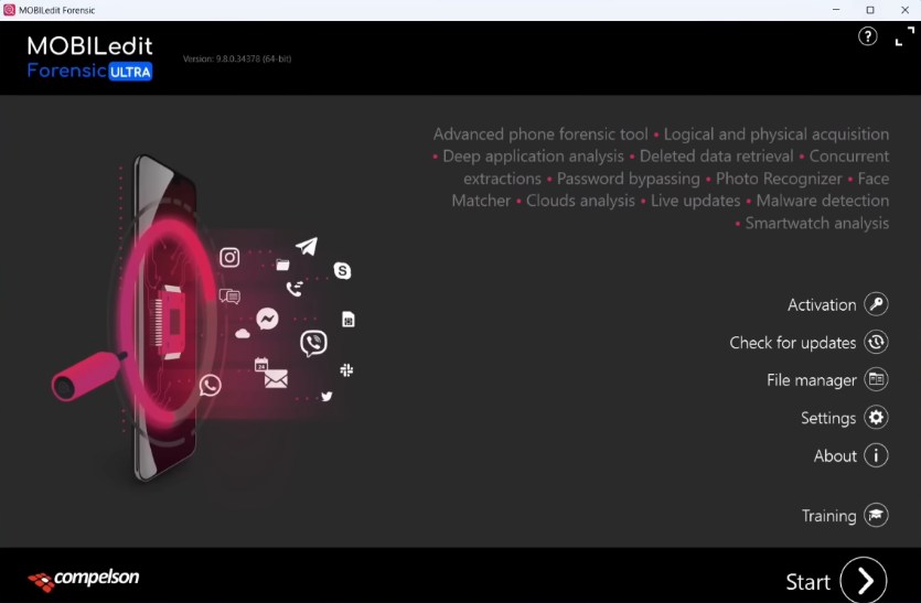 Mobiledit Forensic Ultra Tool